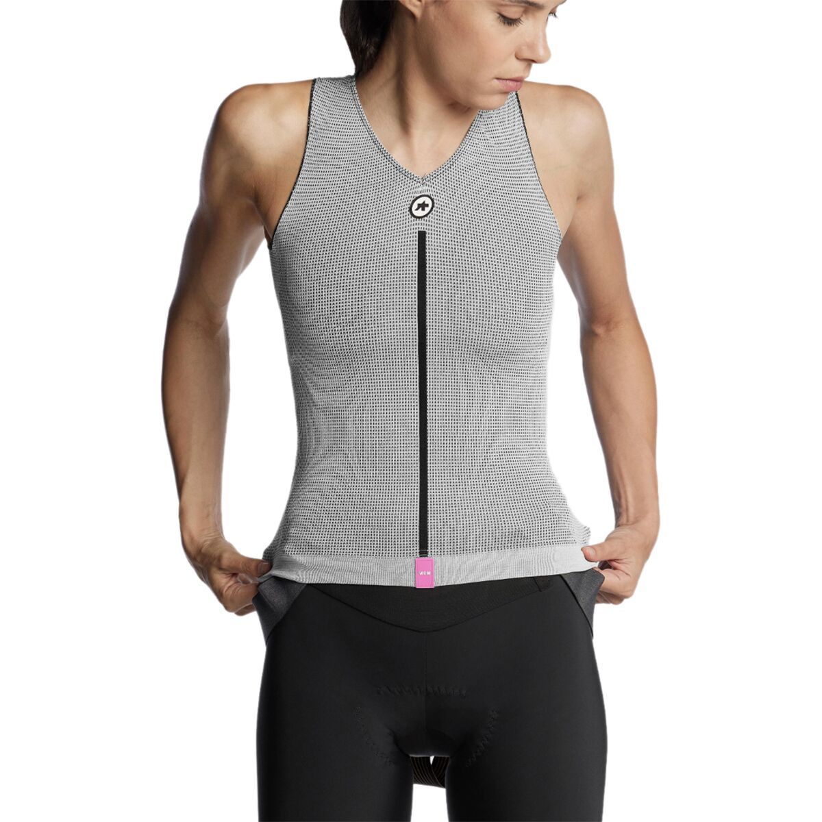 Assos 1/3 Sleeveless P1 Base Layer - Women's Grey Series, L/XL