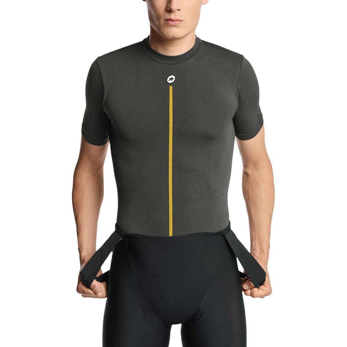 Assos Assos Fall Short-Sleeve Skin Layer P1 - Men's Anthracite Grey, 0