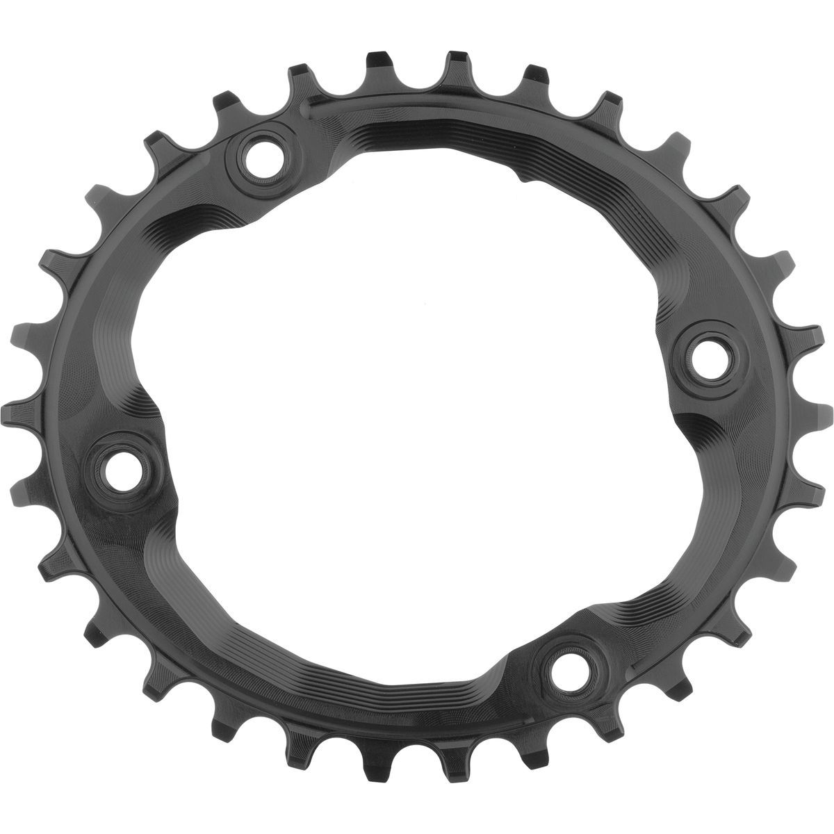 シマノ4ボルト対応 ALUGEAR Oval 58t Chainring 1-speed narrow-wide