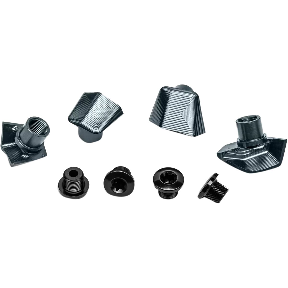 Absoluteblack absoluteBLACK Crank Bolts and Covers Gray, Dura-Ace 9100