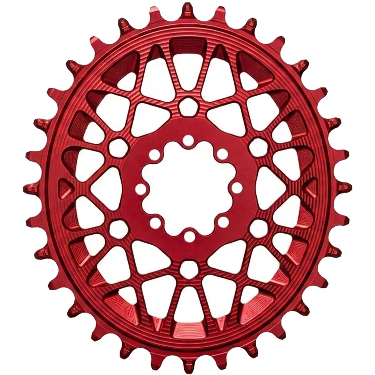 Absoluteblack absoluteBLACK Oval SRAM T-Type Chainring Red, 28t