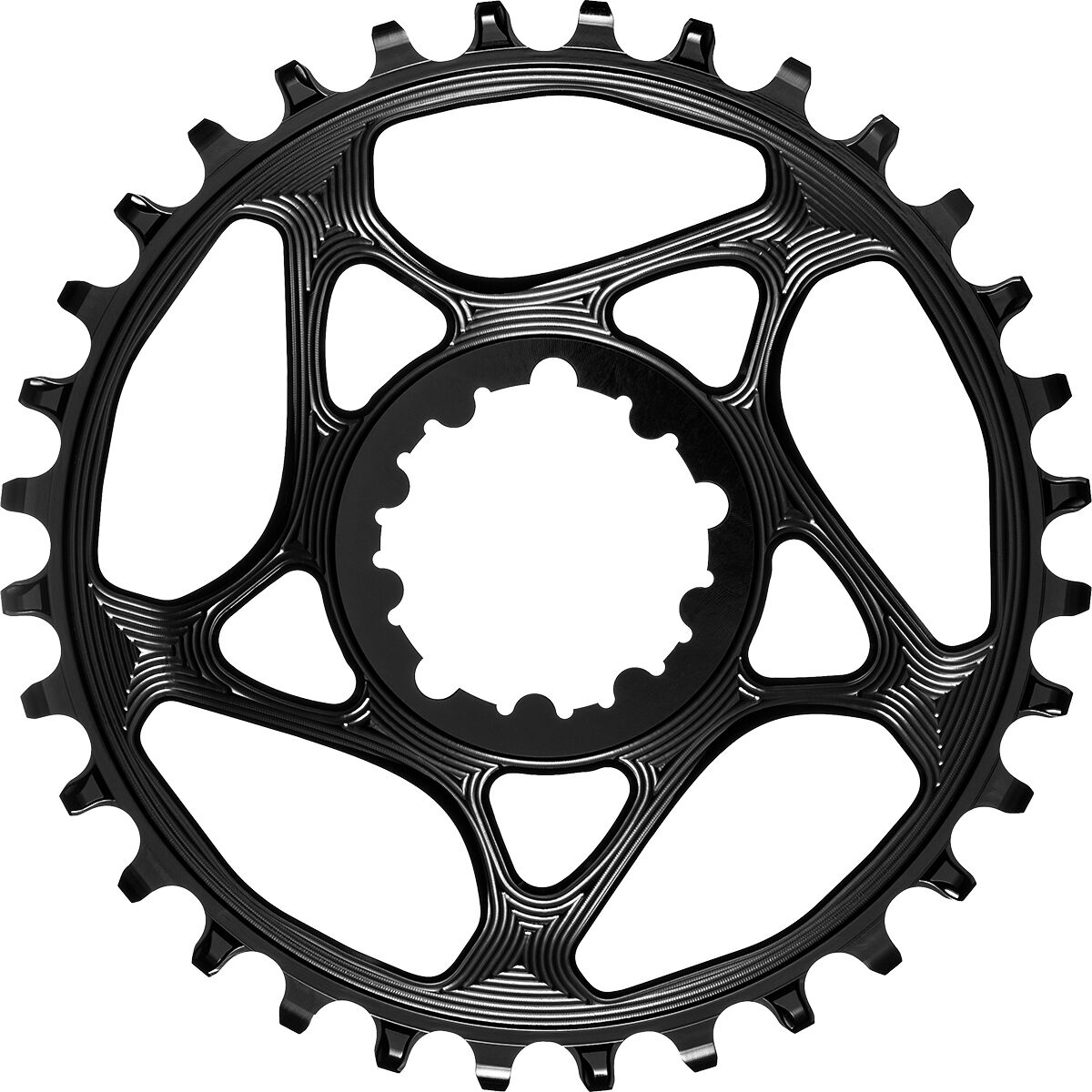 absoluteBLACK SRAM Direct Mount GXP Chainring Black, 28t