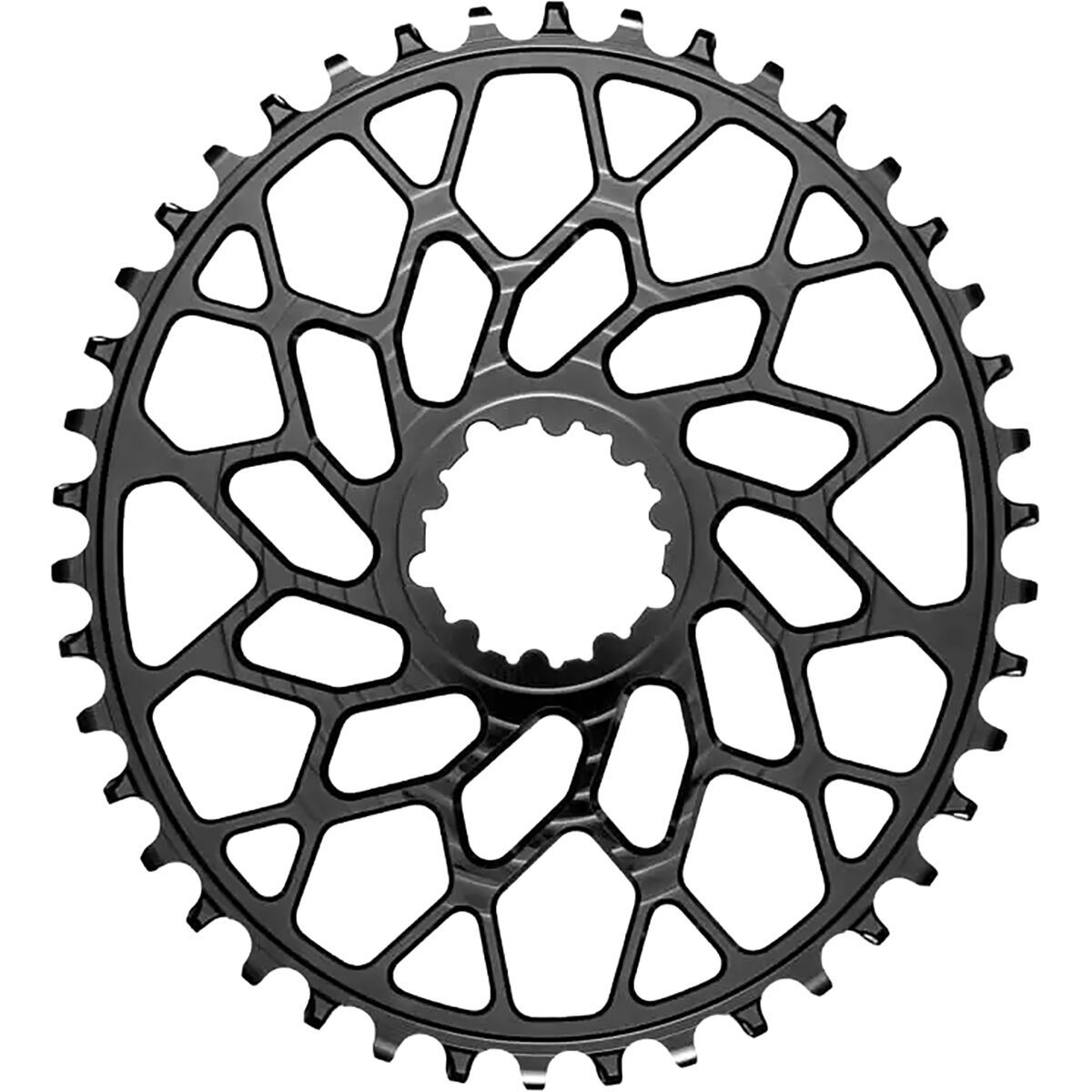 absoluteBLACK Beach Racing SRAM Oval Direct Mount 1x Chainring Black, 42t, 0mm Offset