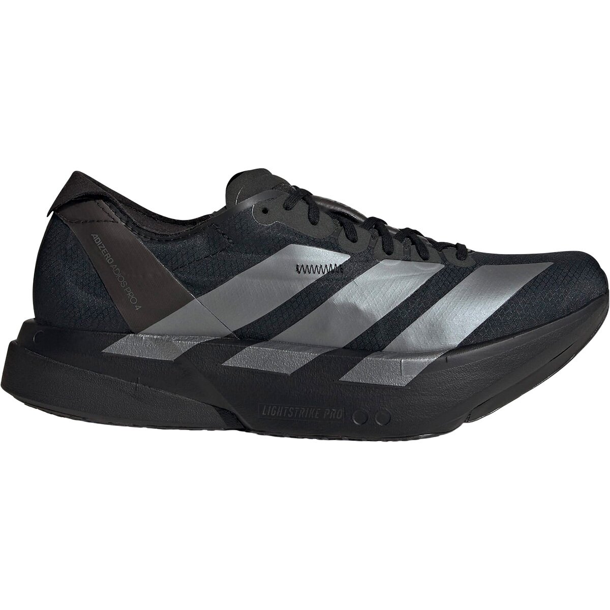 Adidas Adidas Adizero Adios Pro 4 Running Shoe - Men's Core Black/Iron Metallic/Carbon, 11.0