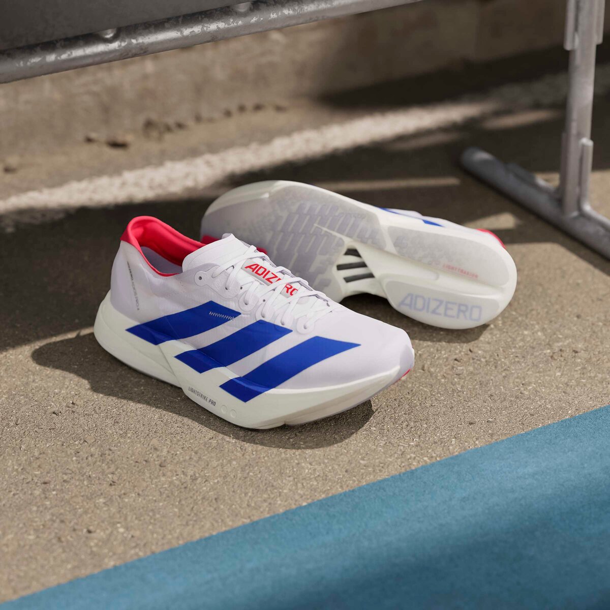 Adida Adizero Adios Pro 4 MENS 12 Racing Shoes RED/White/BLUE S1 Mens-adidas-Adizero-Adios-Pro-  main image 4
