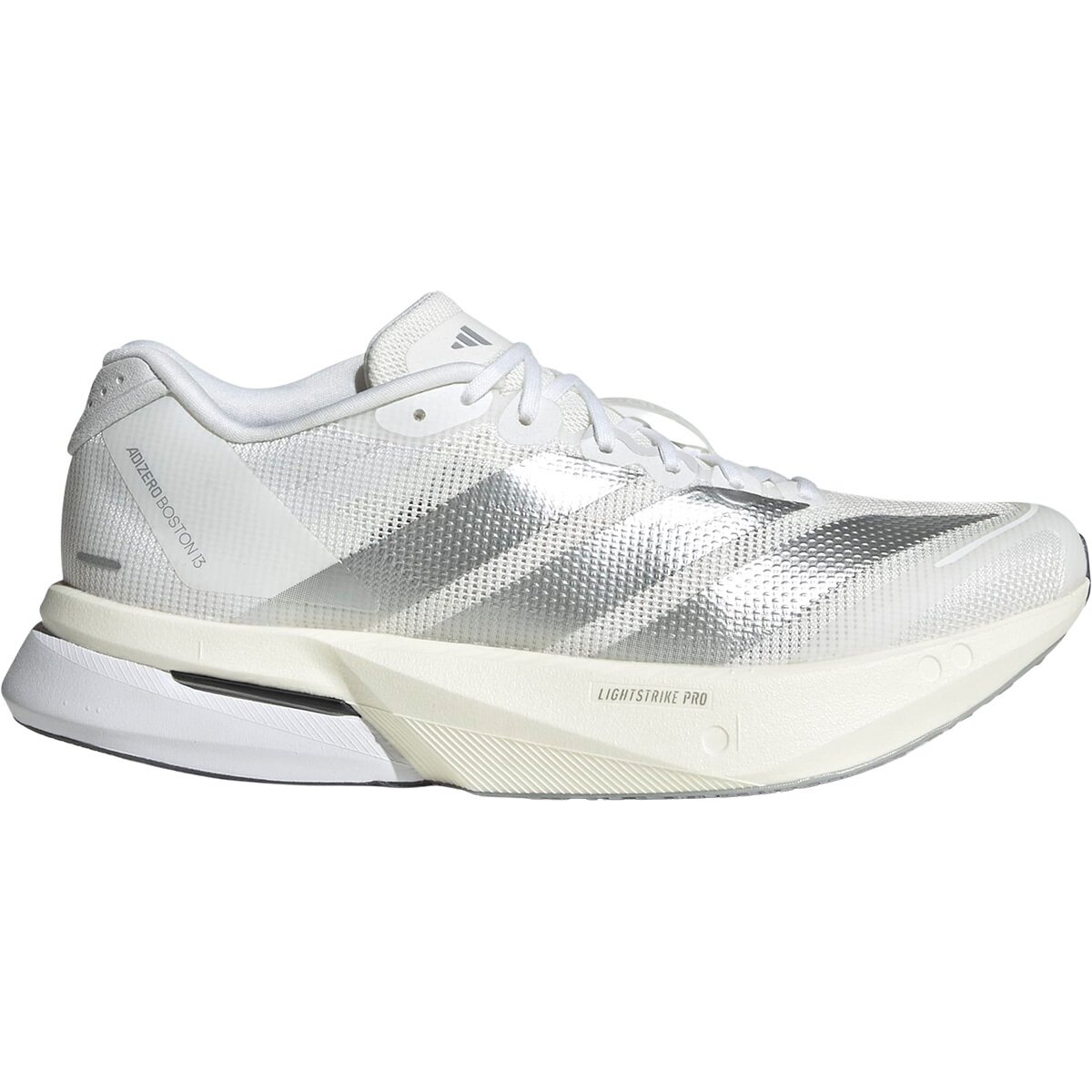Adidas Adidas Adizero Boston 13 Running Shoe - Women's Ftwr White/Matte Silver/Dash Grey, 8.0 - $159.95 at Competitive Cyclist