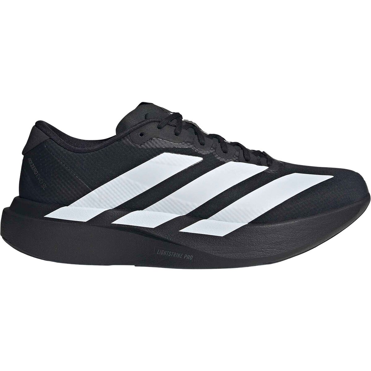 Adidas Adizero Evo SL Woven Running Shoe - Men's Core Black/Ftwr White/Carbon, 11.0