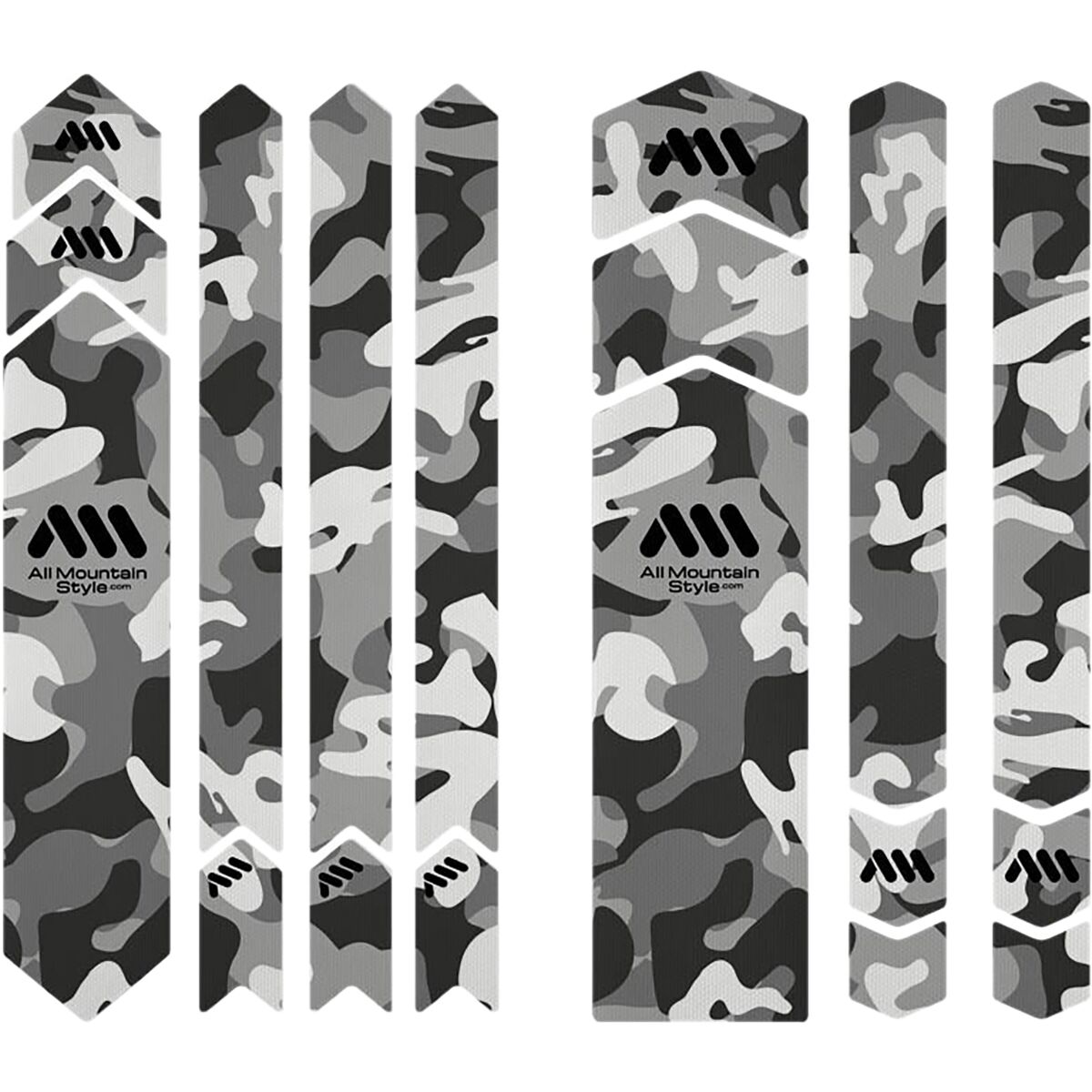 All Mountain Style All Mountain Style Honeycomb Frame Guard XXL Clear/Silver, One Size