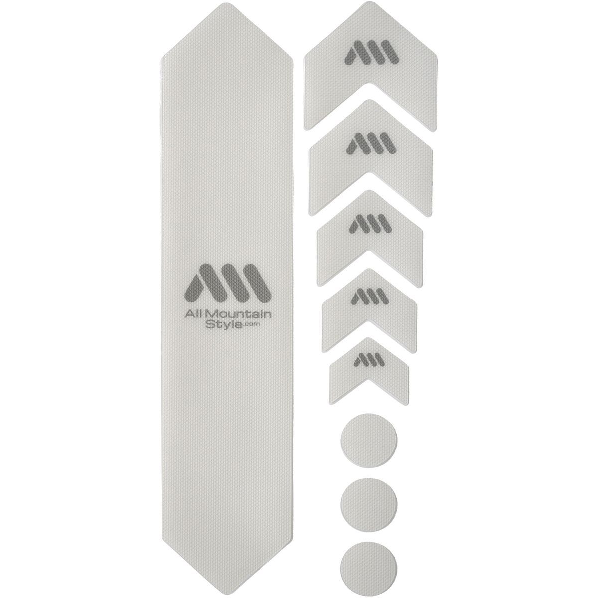All Mountain Style All Mountain Style Honeycomb Frame Guard Clear/Silver, One Size