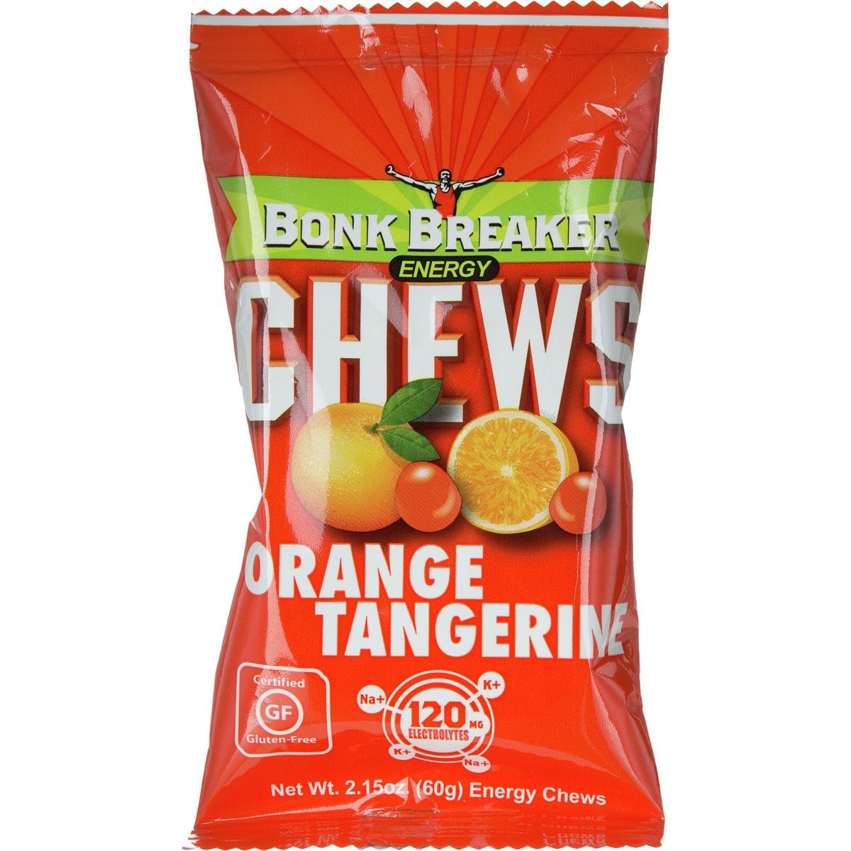 Bonk Breaker Chews Tangerine Orange, Box of 10 Packs