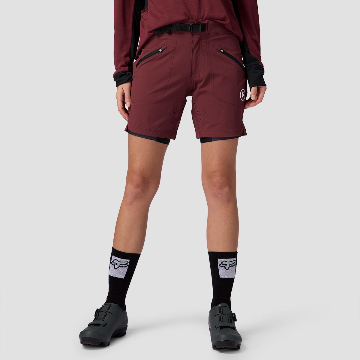 Backcountry Backcountry Slickrock 7in Bike Short  - Women's Red Mahogany, L