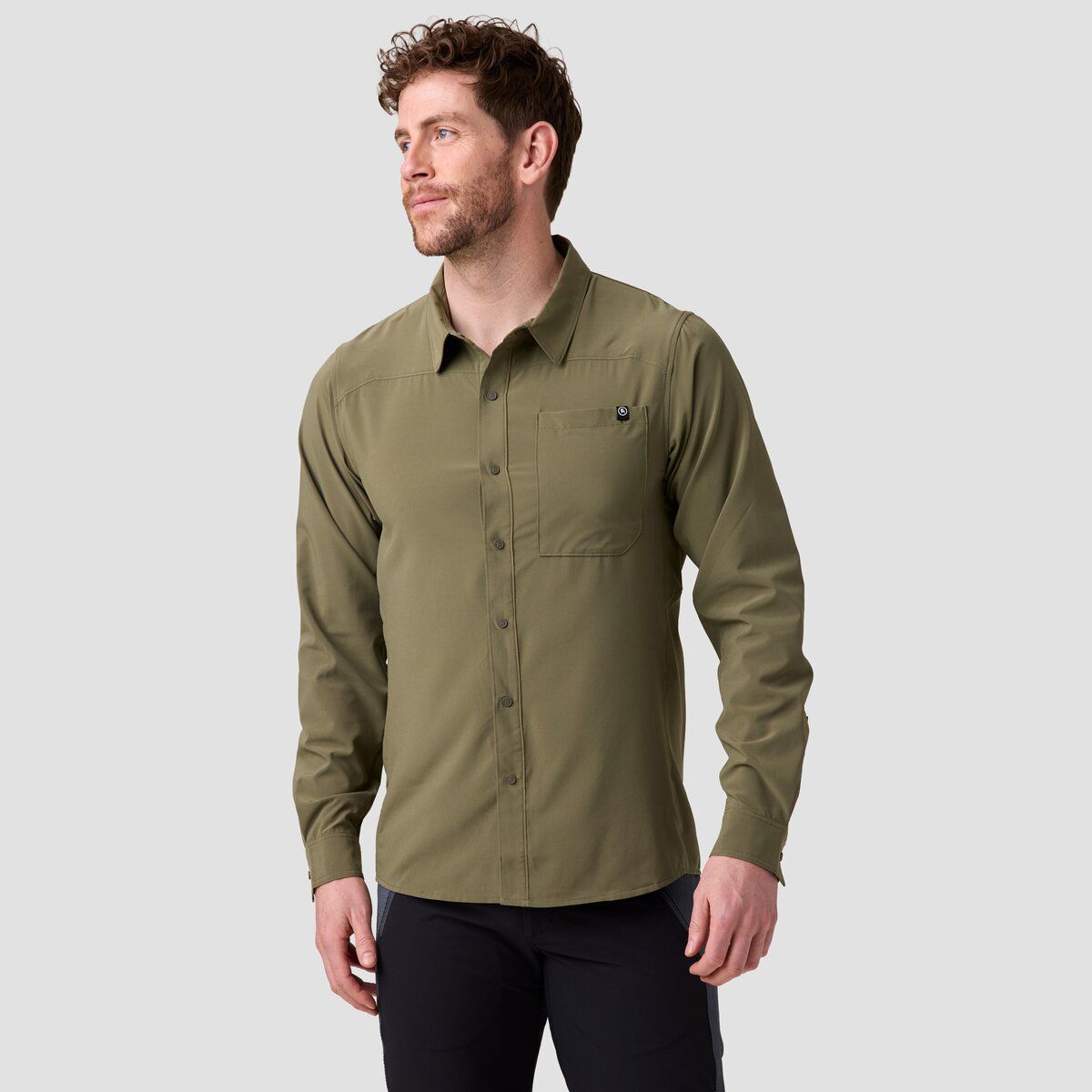 Backcountry Backcountry Slickrock Long-Sleeve Button-Up Jersey - Men's Kalamata, XL