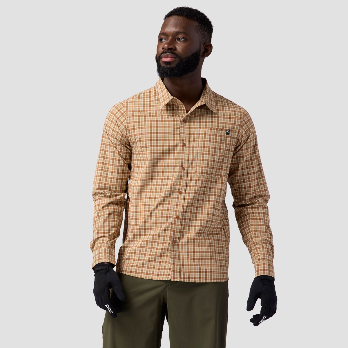 Backcountry Backcountry Slickrock Long-Sleeve Button-Up Jersey - Men's Starfish Dropout Plaid, M