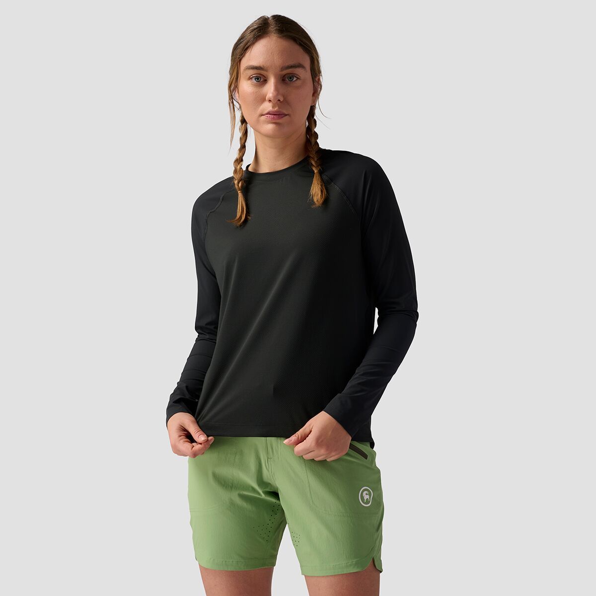 Backcountry Long-Sleeve MTB Jersey - Women's Black, L