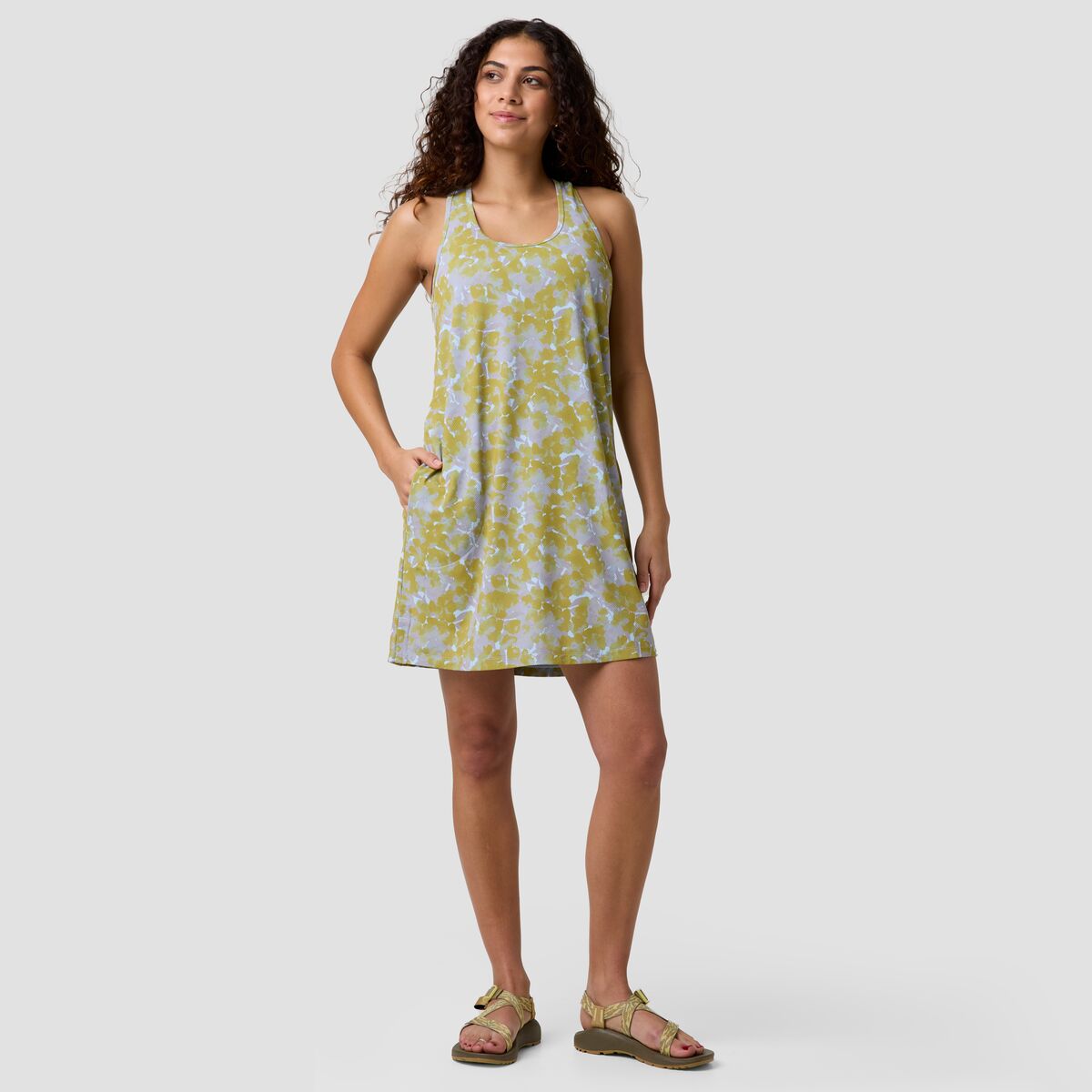 Backcountry Backcountry Tahoe Sun Dress - Women's Liquid Floral Print, L