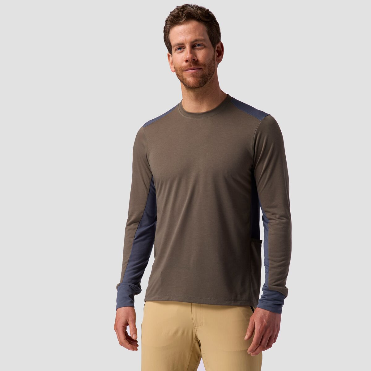 Backcountry Slickrock Drirelease Long-Sleeve Tech T-Shirt - Men's Kalamata/Turbulence, XXL