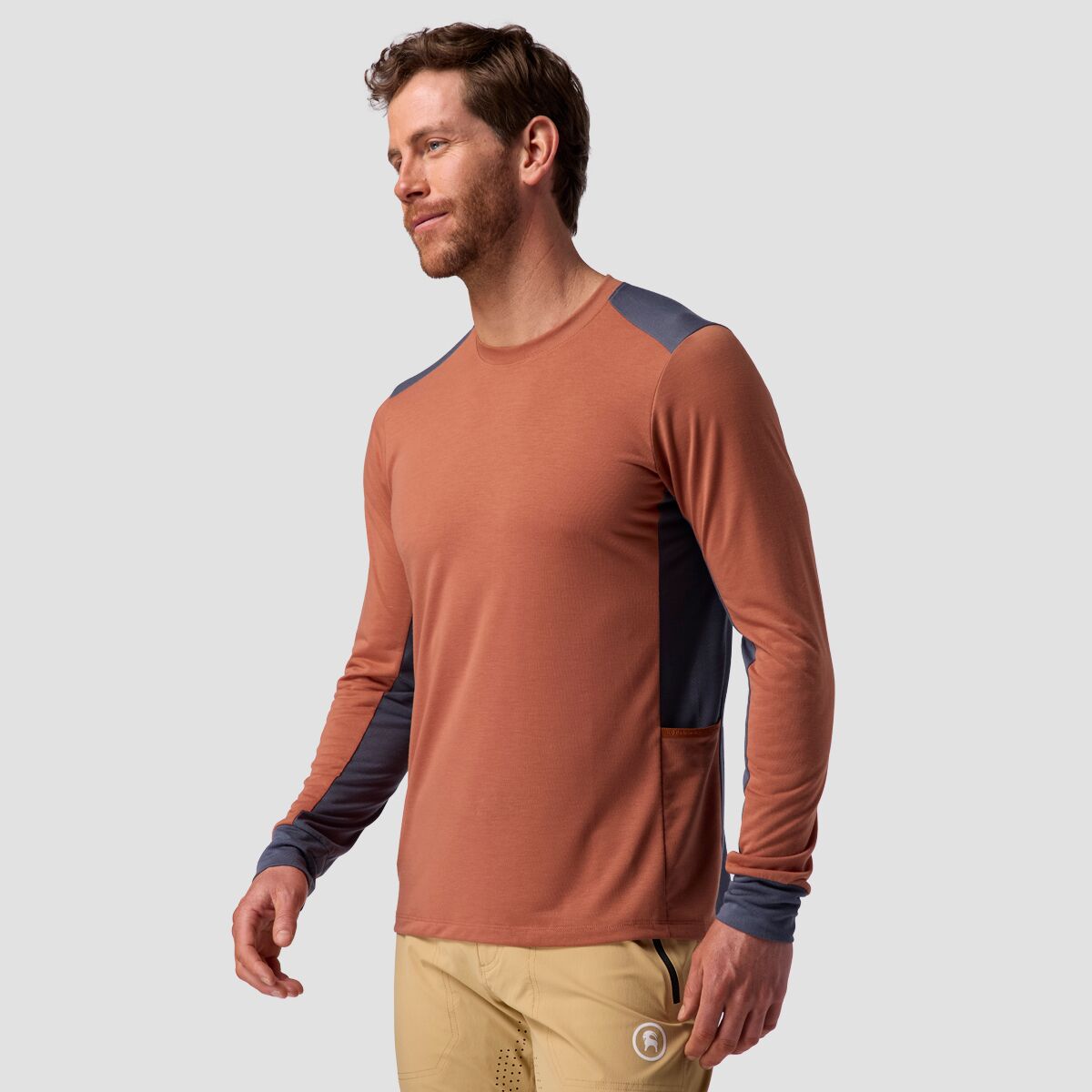 Backcountry Backcountry Slickrock Drirelease Long-Sleeve Tech T-Shirt - Men's Sierra/Turbulence, M