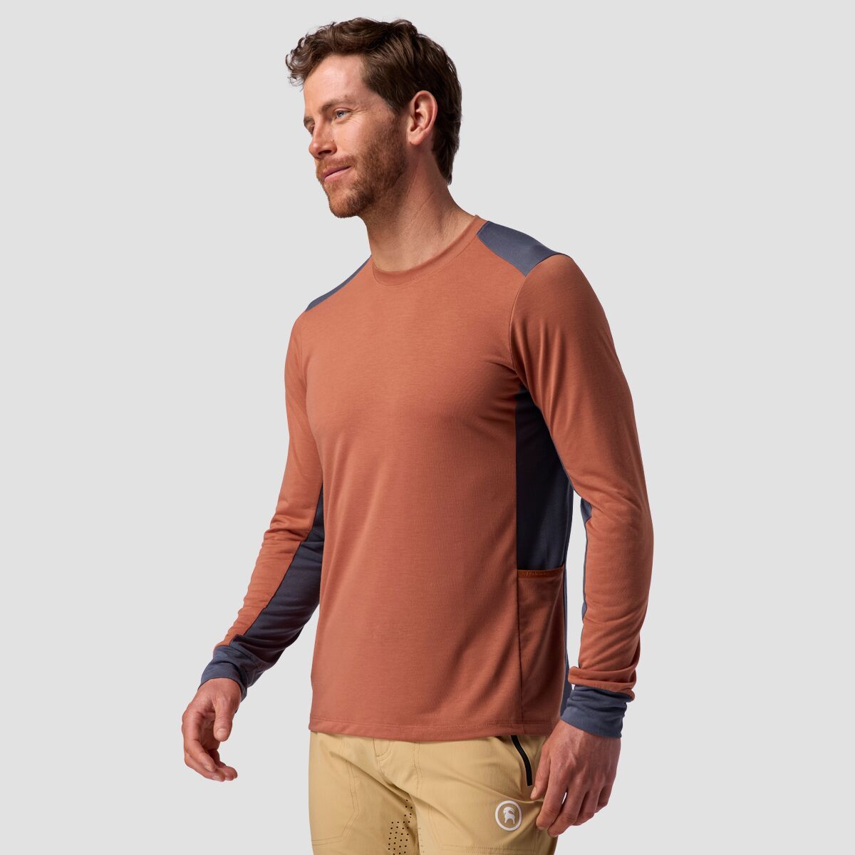 Backcountry Backcountry Slickrock Drirelease Long-Sleeve Tech T-Shirt - Men's Sierra/Turbulence, XXL