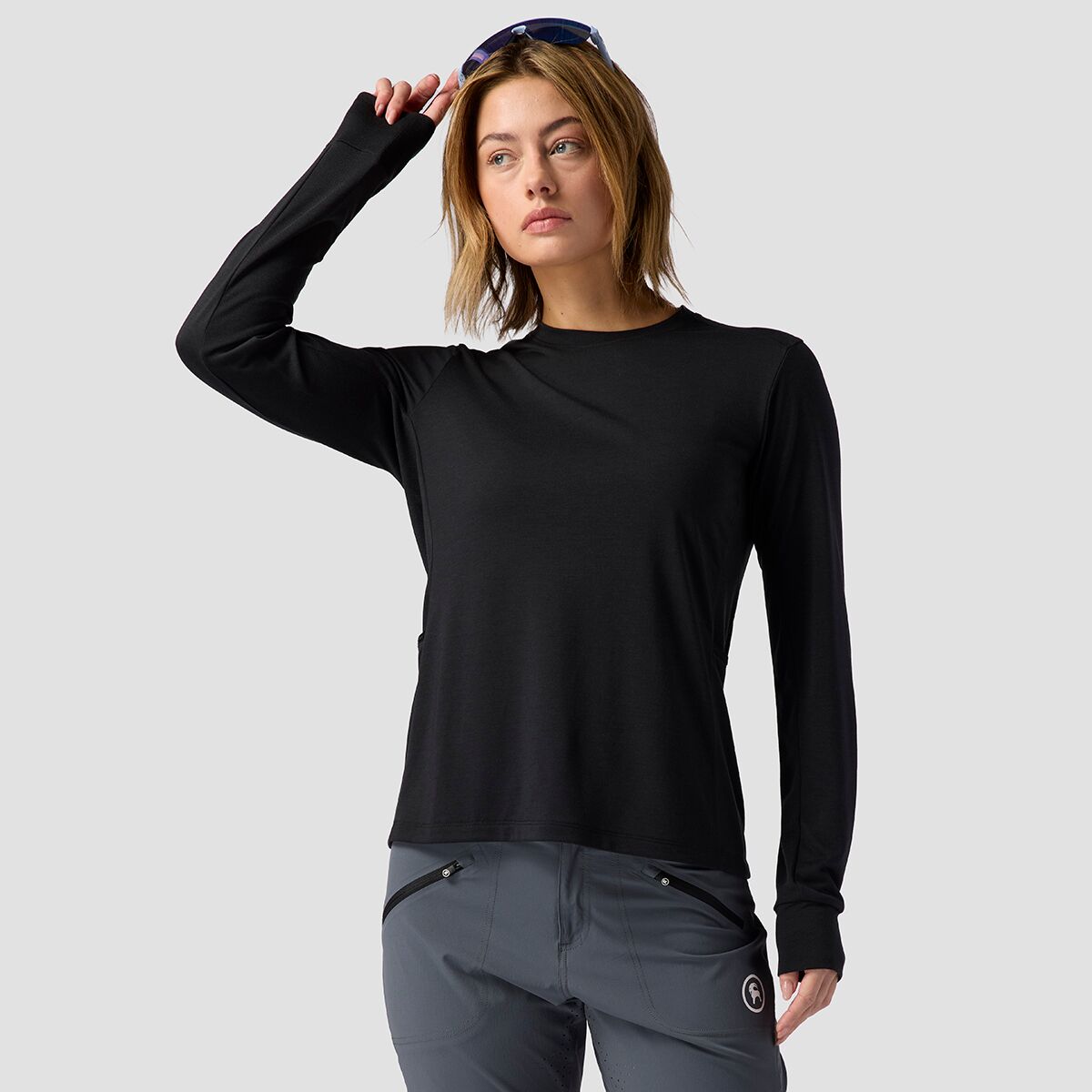 Backcountry Backcountry Slickrock Drirelease Long-Sleeve Tech T-Shirt - Women's Black, L