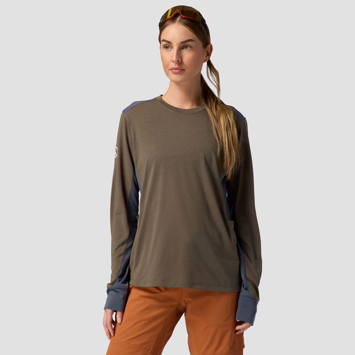 Backcountry Backcountry Slickrock Drirelease Long-Sleeve Tech T-Shirt - Women's Kalamata/Turbulence, L