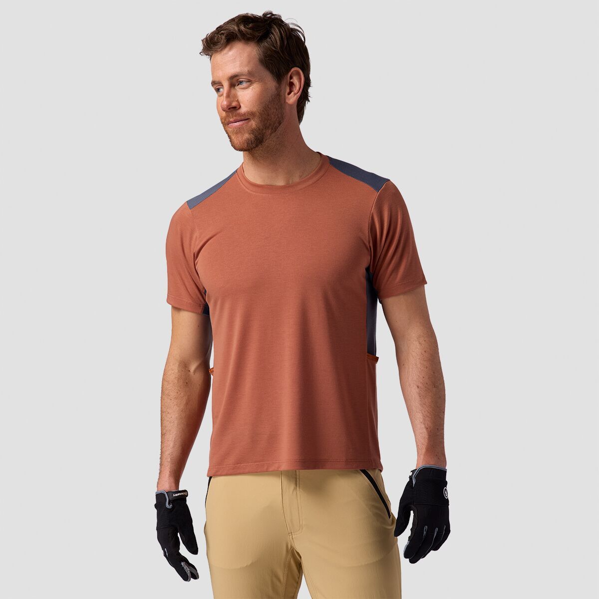 Backcountry Slickrock Drirelease Tech T-Shirt - Men's Red Mahogany/Black, XXL
