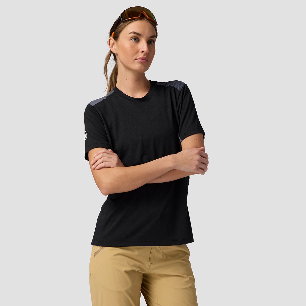 Backcountry Backcountry Slickrock Drirelease Tech T-Shirt - Women's Black/Turbulence, XS