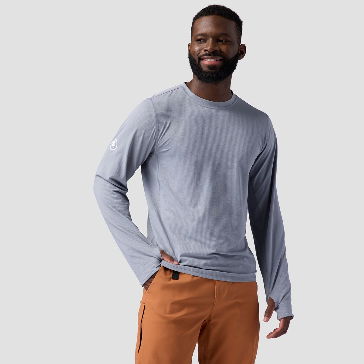 Backcountry Tahoe Sun Long-Sleeve Crew Shirt - Men's Tradewinds, M