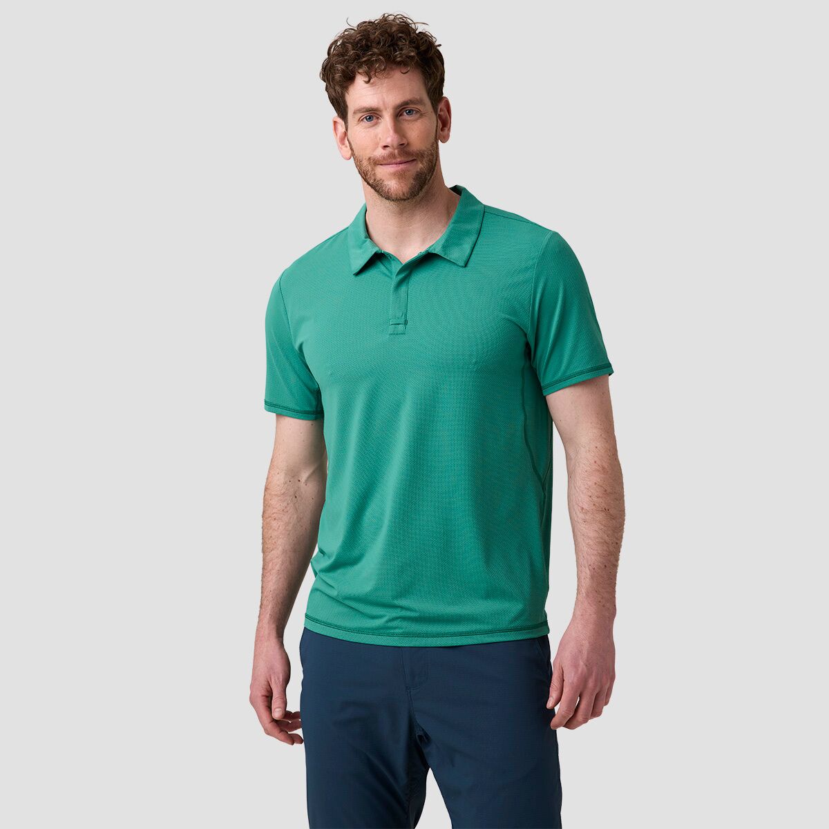 Backcountry Backcountry Tahoe Sun Polo - Men's Gearhead Green, XL