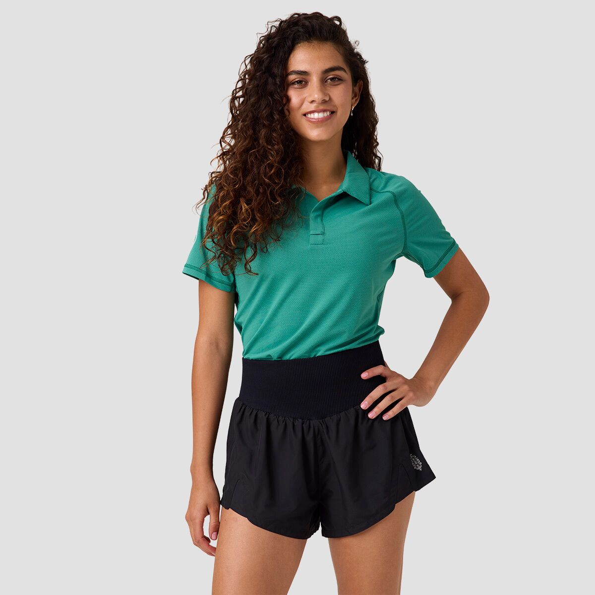 Backcountry Backcountry Tahoe Sun Polo - Women's Gearhead Green, XL
