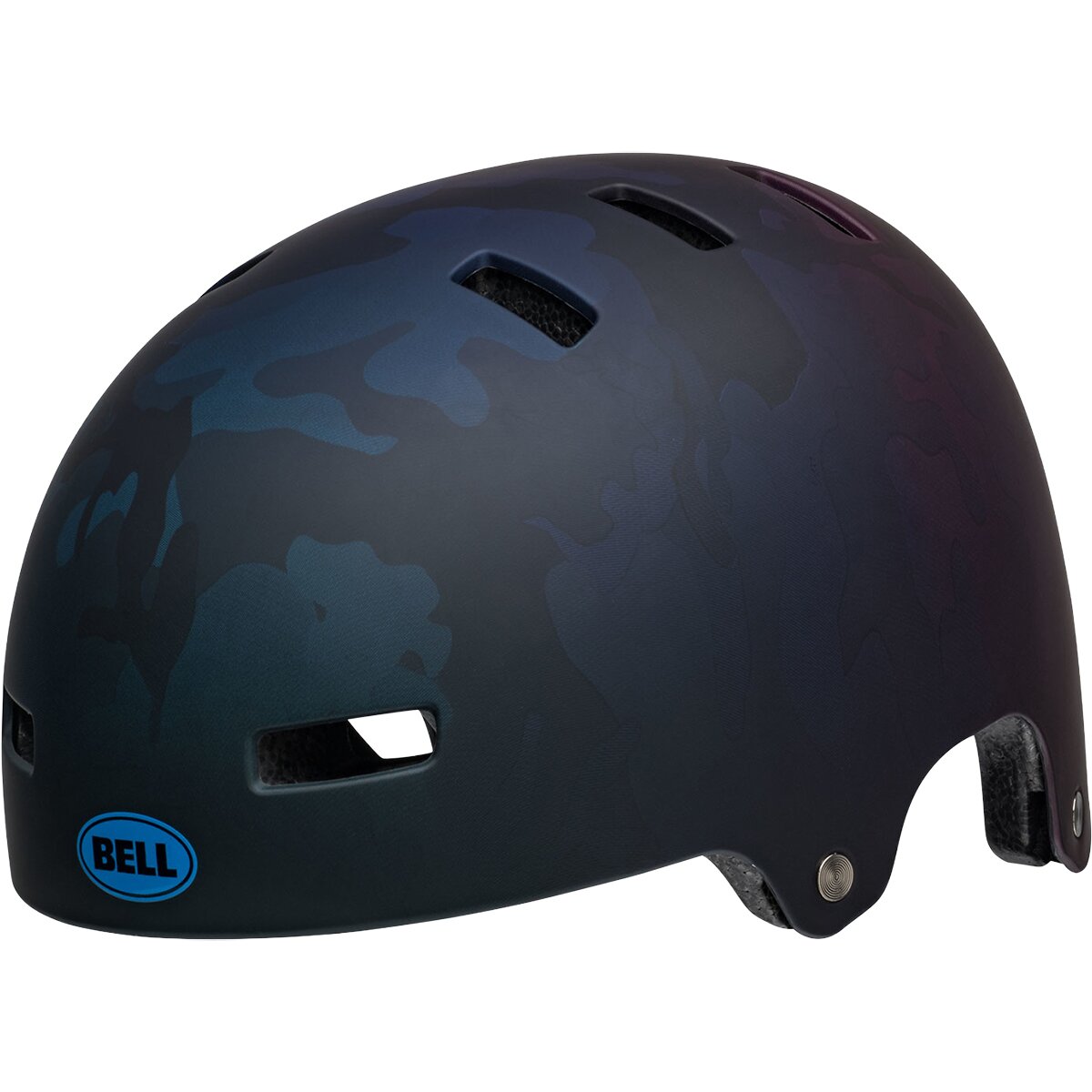 Bell Bell Span Helmet - Kids' Matte Black/Blue Camo, XS - $38.46 at Competitive Cyclist