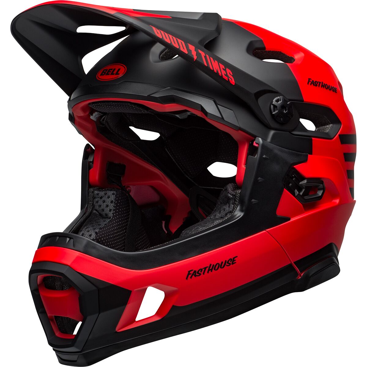 Bell Super DH Mips Helmet Matte/Gloss Red/Black, S
