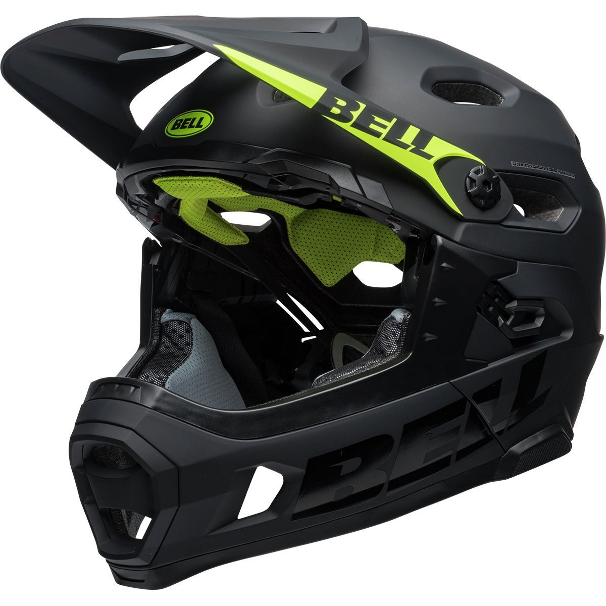full face mountain bike helmet detachable