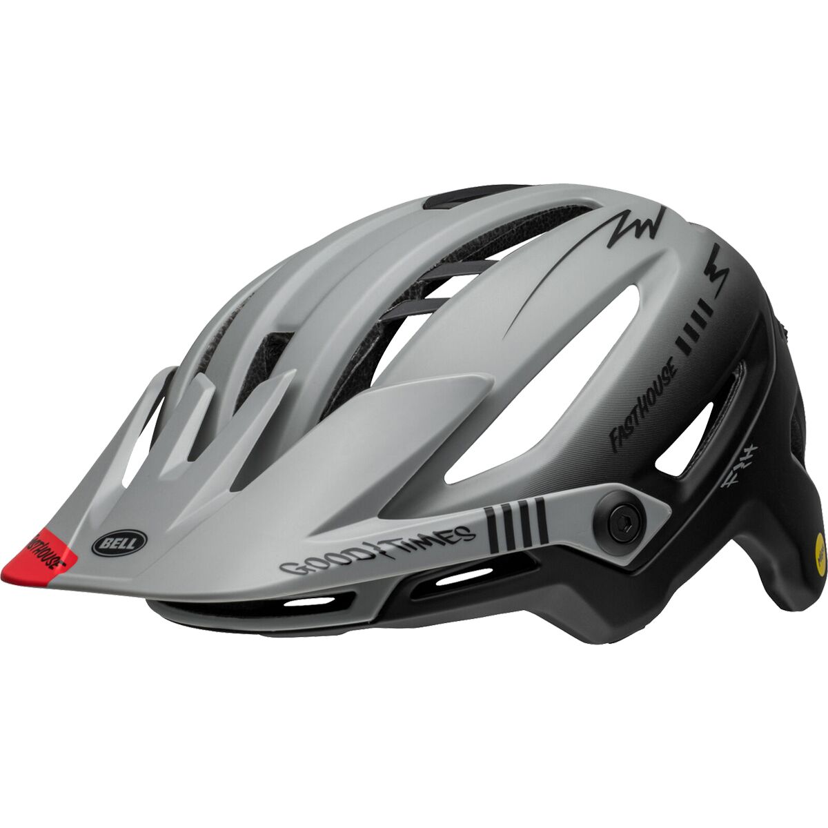 Bell Sixer Mips Helmet in Fasthouse Matte Gray / Black - Size: Medium