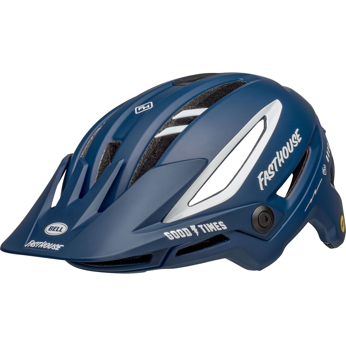 Bell Sixer Mips Helmet in Matte / Gloss Blue / White Fasthouse - Size: Small