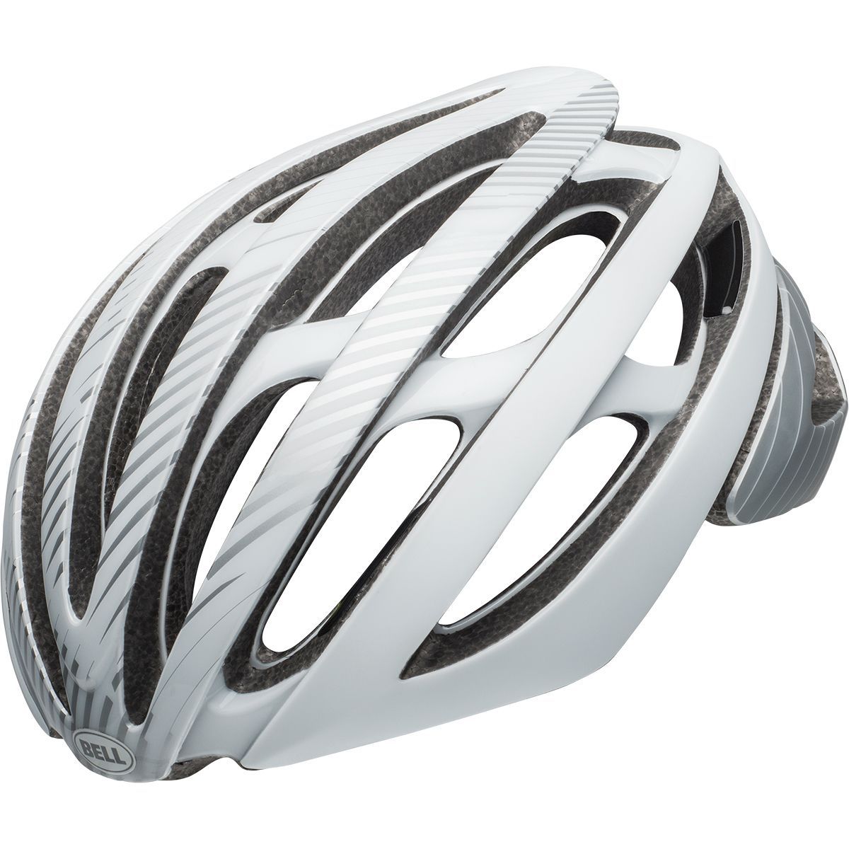 white cycling helmet