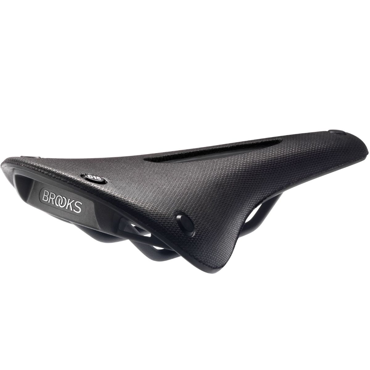 Brooks England Brooks England C15 Carved All Weather Saddle Black, 140mm