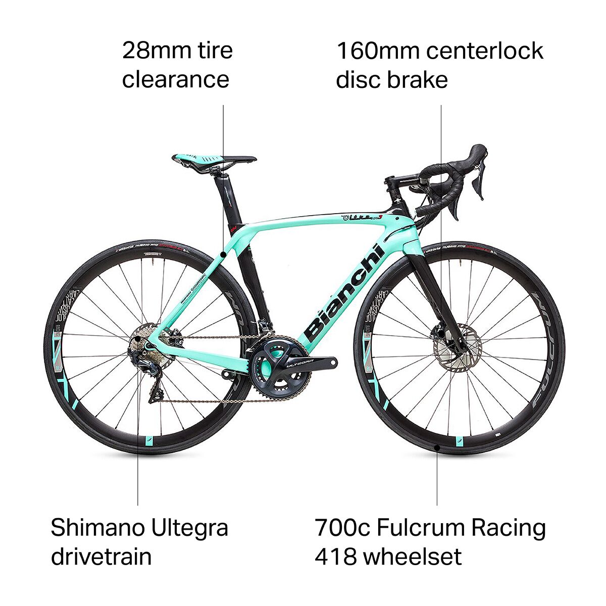 Bianchi Oltre XR3 CV Disc Ultegra Road Bike