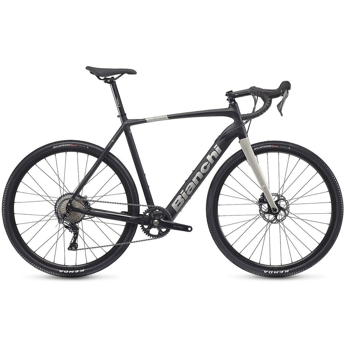 Bianchi Impulso GRX600 e-bike Black/Titanium, XL