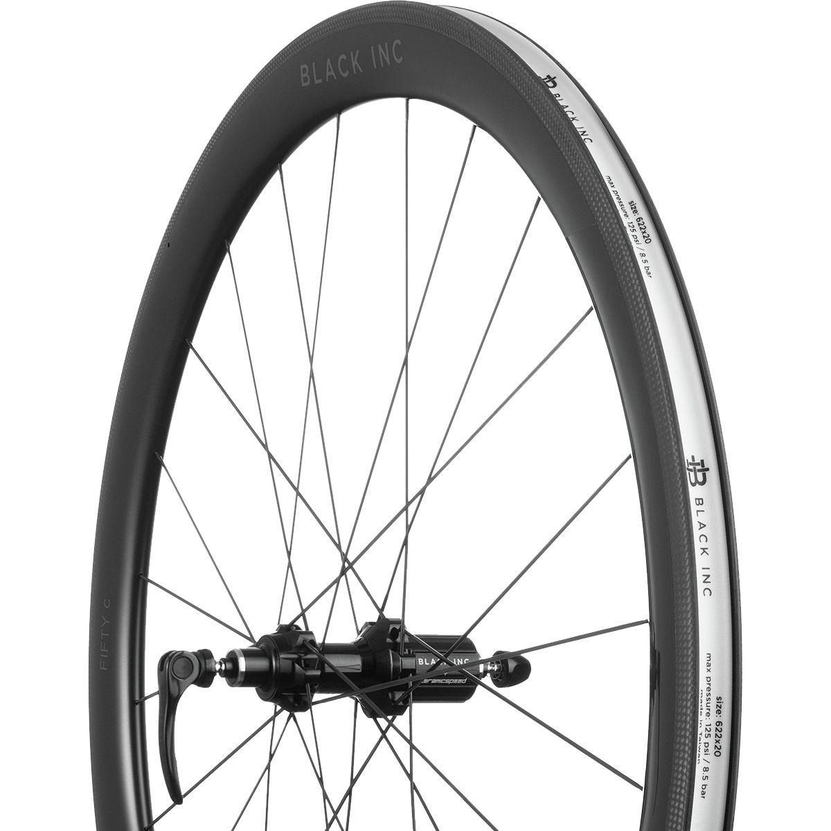 Black Inc Fifty Carbon Road Wheelset - Clincher