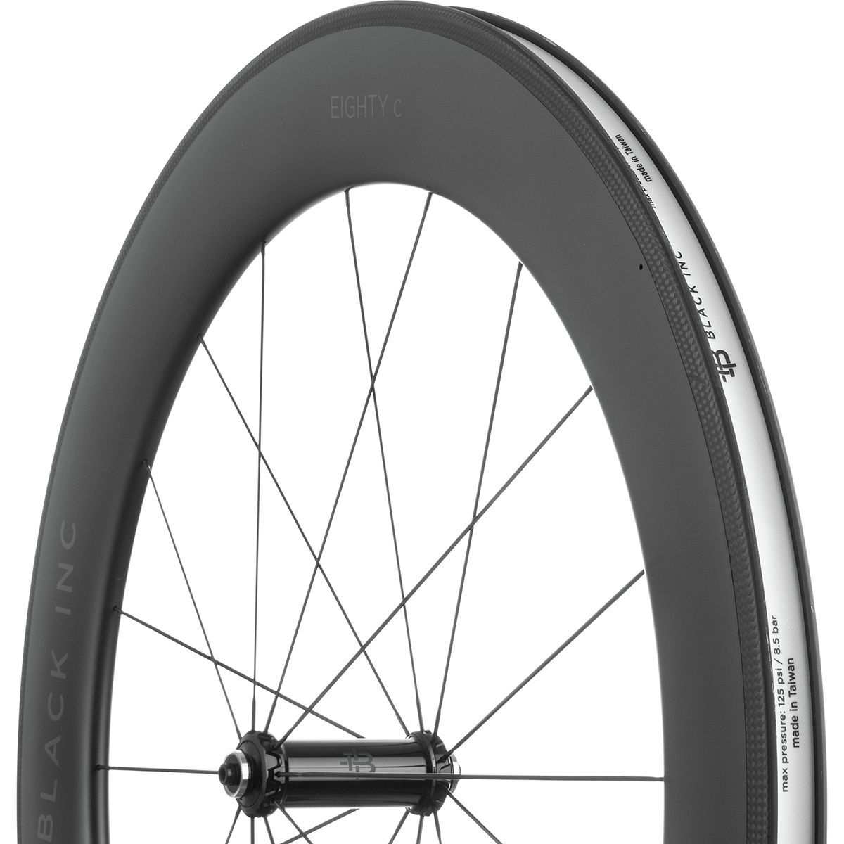 Black Inc Eighty Carbon Road Wheelset - Clincher