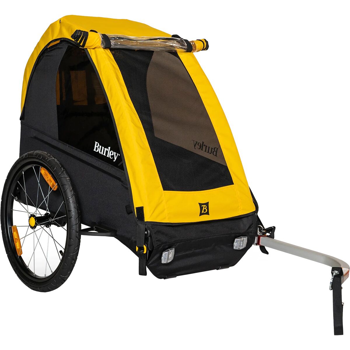 Burley Bee Trailer Yellow/Black/White, Double