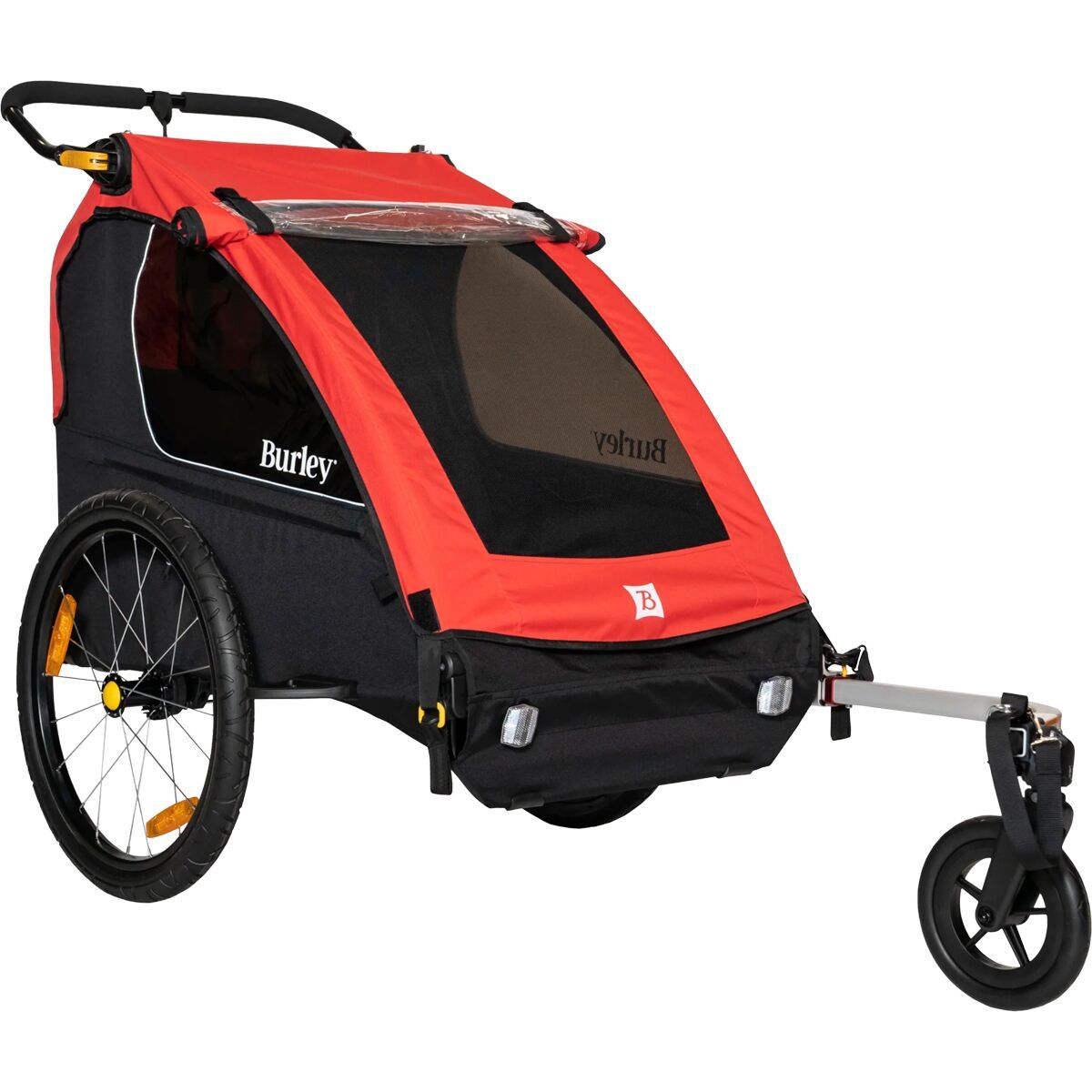 Burley Honey Bee Bike Trailer Red/Black/White, One Size