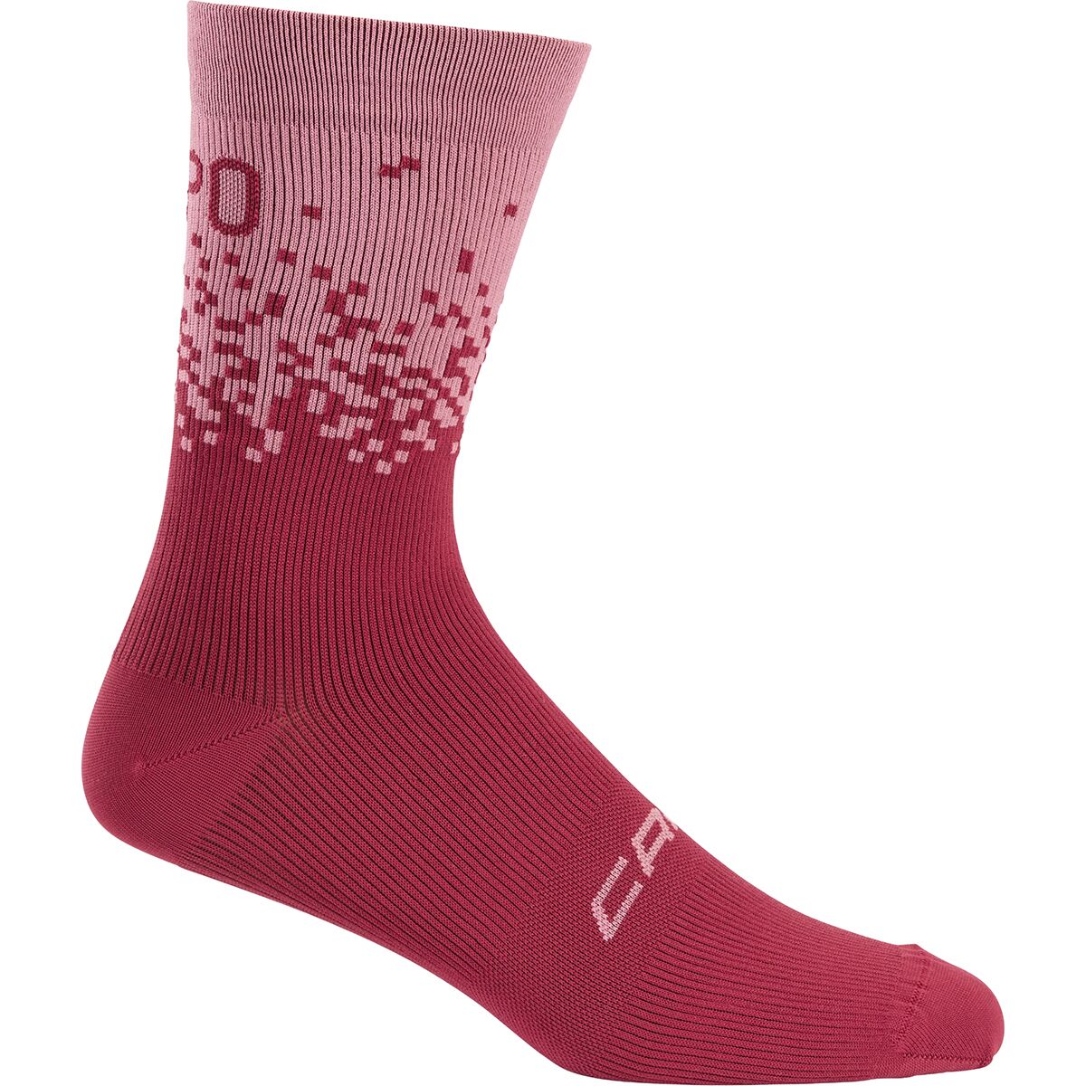 Capo Cycling Apparel | Capo Ac 18 Fade Sock Men's | Size Small/medium In Rose/dark Cherry