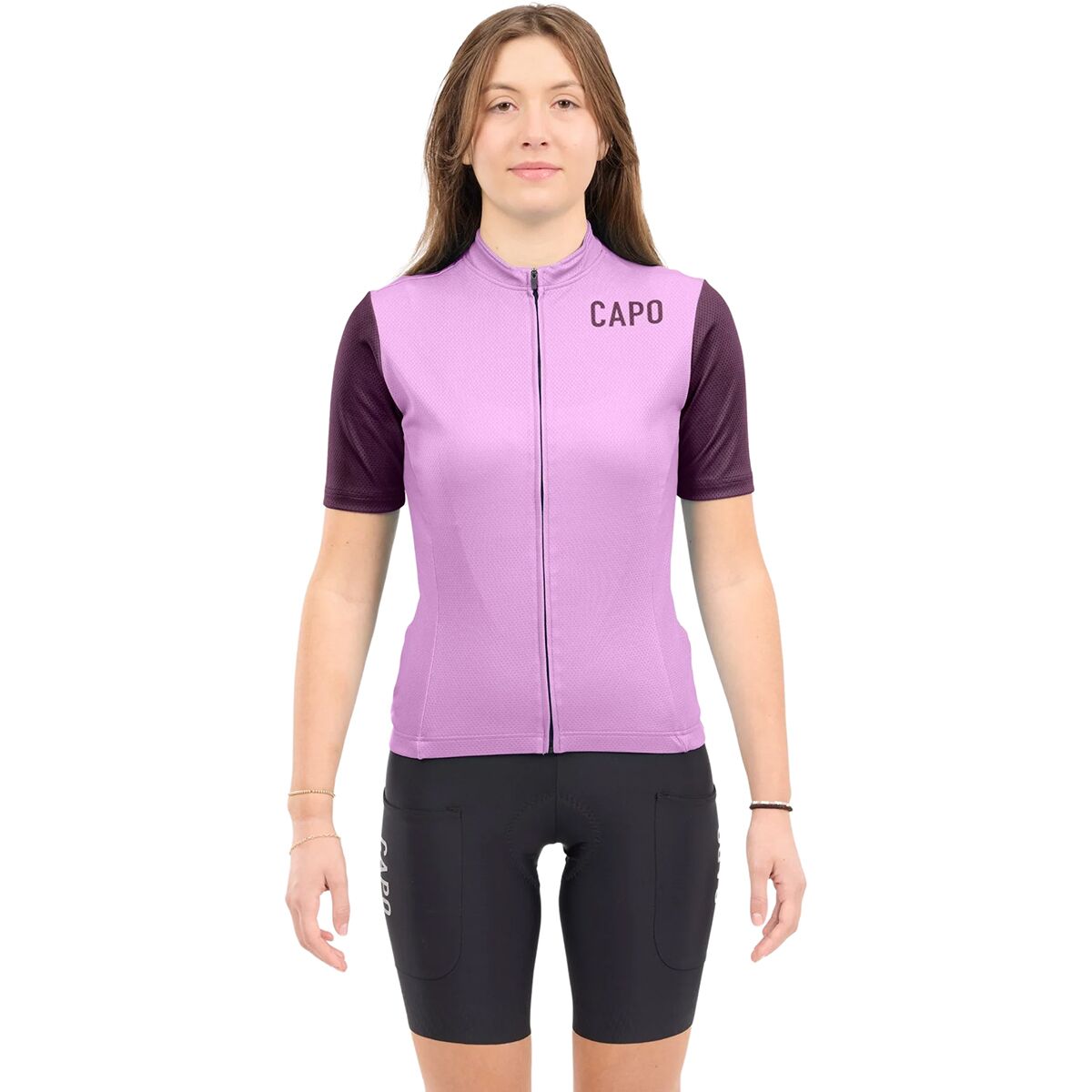 Capo Capo Corsa Jersey - Women's Dirty Rosa/Dark Cherry, M