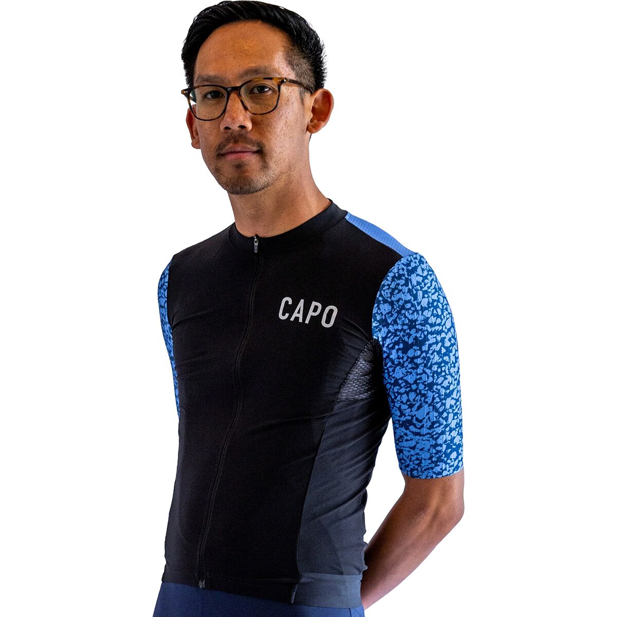 Capo G.S. Padrone Aero Jersey - Men's Tranquil Blue Pebble, XXL