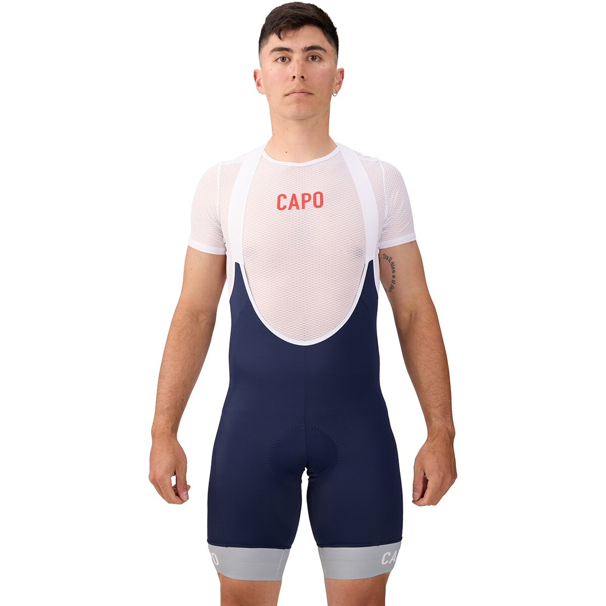 Capo Capo LTD Acquerello SC Race Bib Shorts - Men's Blue/Light Grey, S
