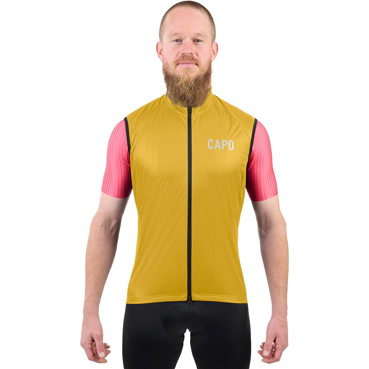 Capo Capo Super Corsa Wind Vest Curry, M - Men's - $180.00 at Competitive Cyclist