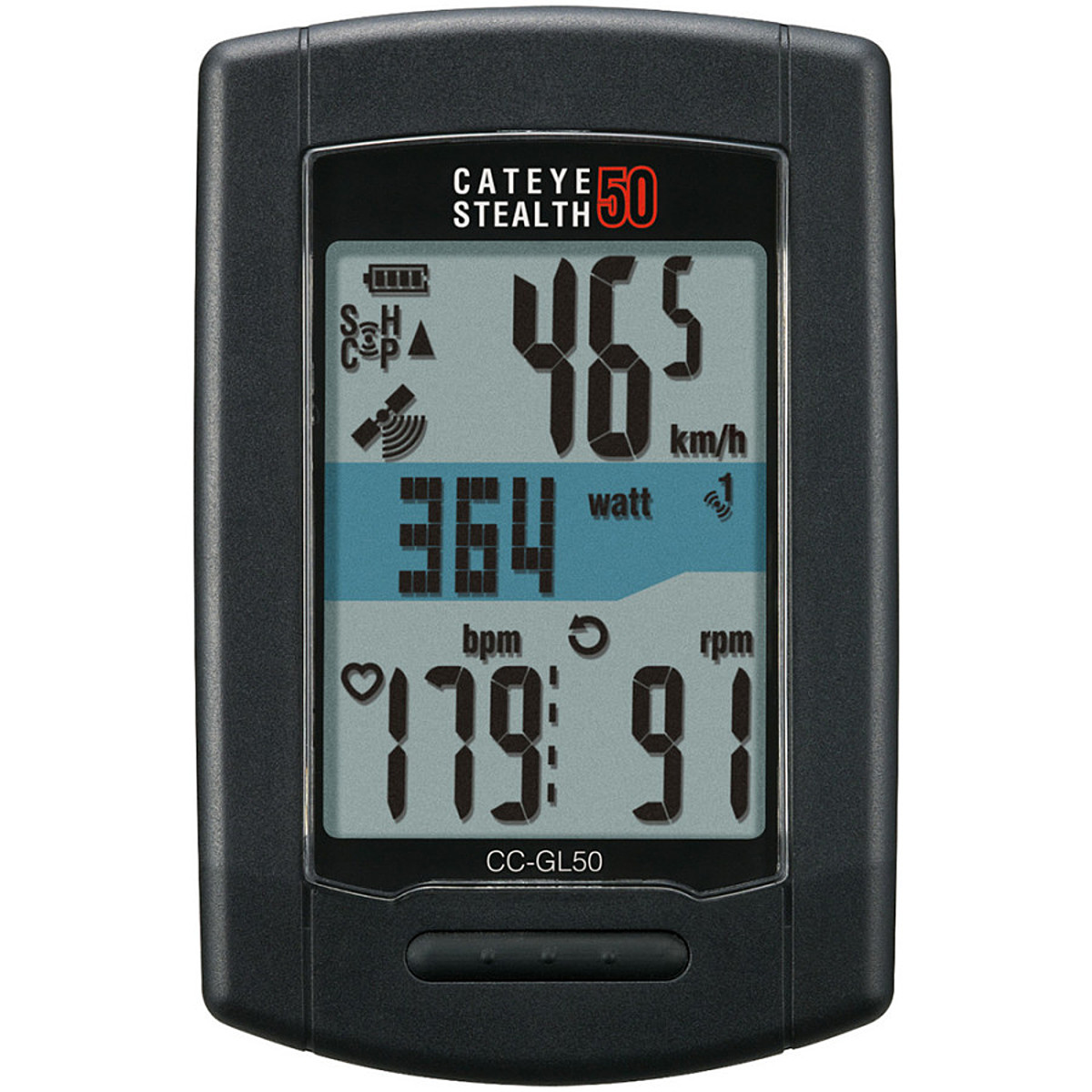 STEALTH50 GPS スピードセンサー CatEye Stealth 50 GPS Cycling Computer - Men