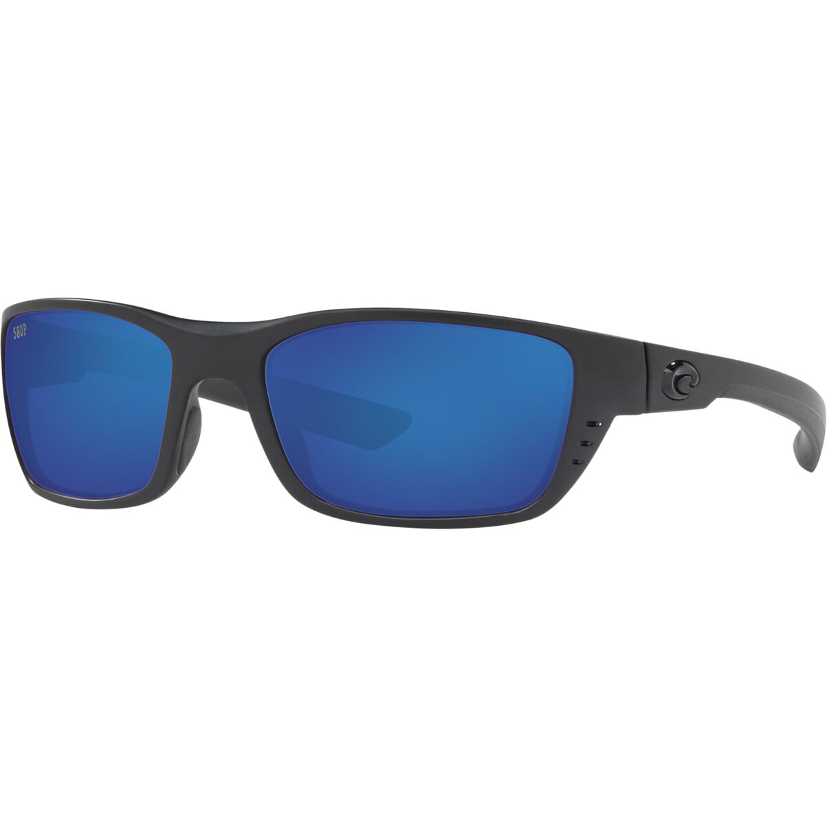 Costa Costa Whitetip 580P Polarized Sunglasses Blackout Frame/Blue Mirror 580P, One Size - Men's