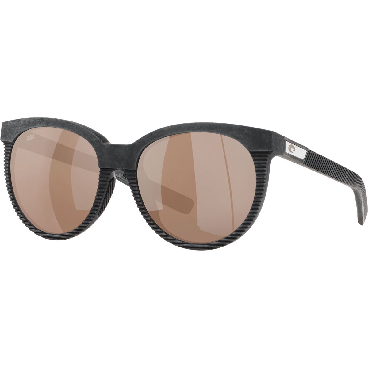 Costa Costa Victoria 580G Polarized Sunglasses Net Gray/Black Rubber, One Size - Men's